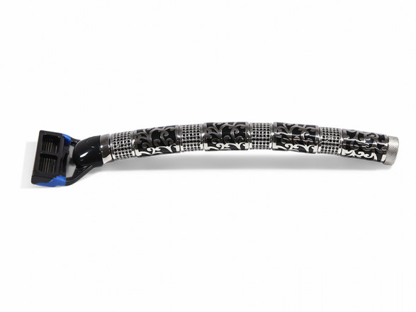 Razor Hollow Victorian Black Sparkle