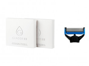 8 Shaving Cartridges Face Black/Blue