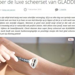 The Perfect Wedding: Super: the luxurious shaving experience of GLADDERR